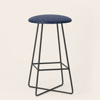 Lines II (Navy) Stool Gallery Image 1