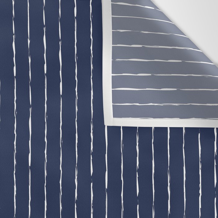 Lines II (Navy) Wall Tapestry Gallery Image 3