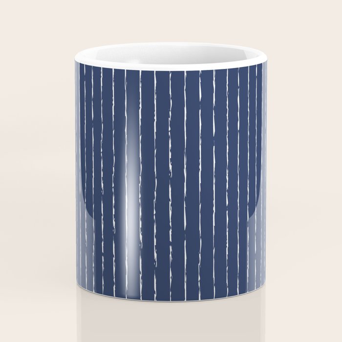 Lines II (Navy) Coffee Mug Gallery Image 4