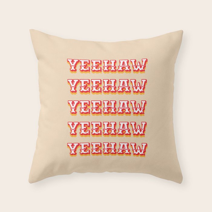 Yeehaw Throw Pillow Gallery Image 6