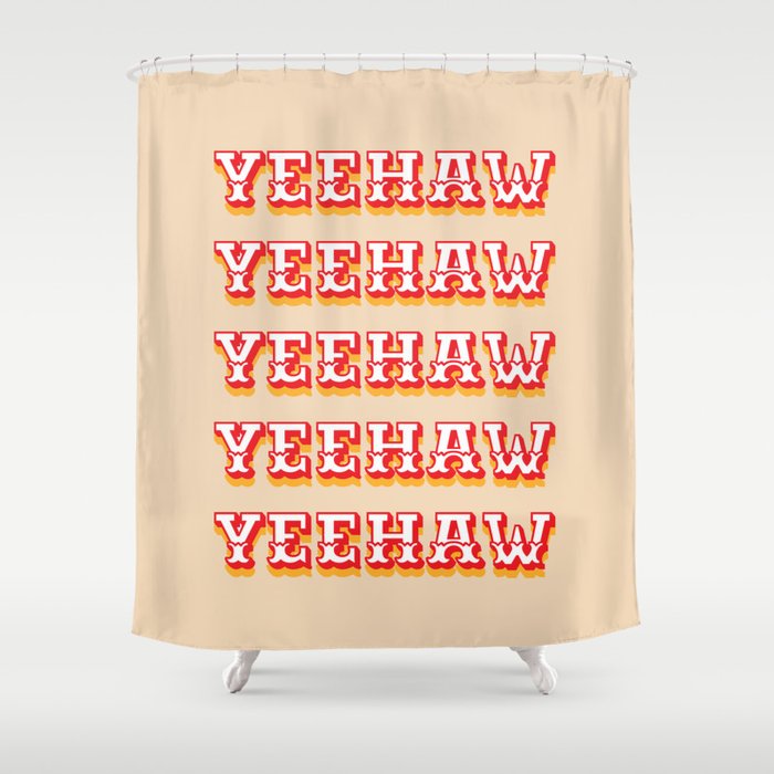 Yeehaw Shower Curtain Gallery Image 1