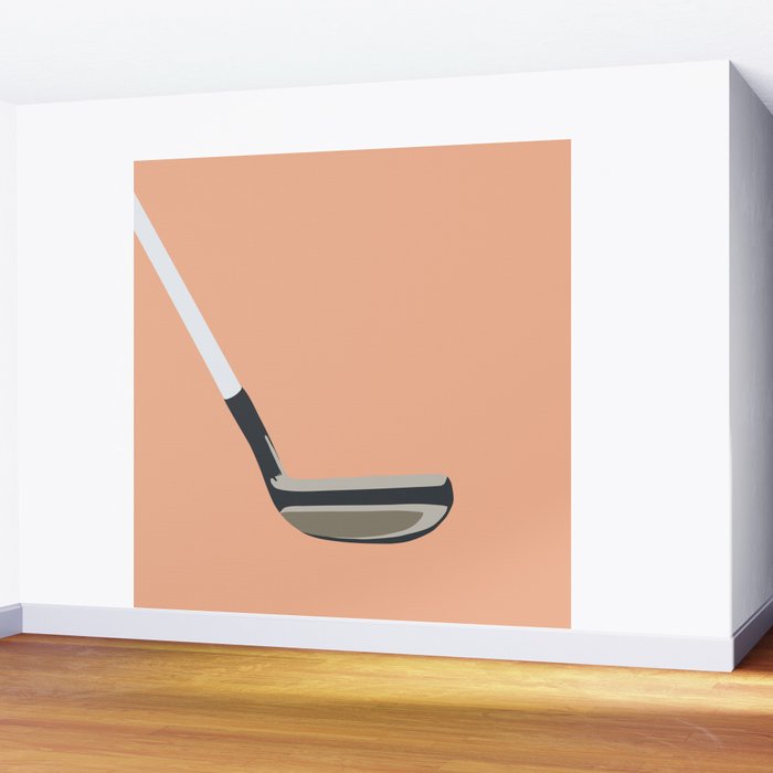 Golf Orange Wall Mural Gallery Image 2