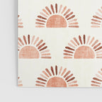 block print suns - multi colored terra cotta Poster Gallery Image 3