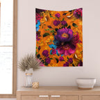 Vintage & Shabby Chic - Midnight Tropical Garden Wall Tapestry Gallery Image 2