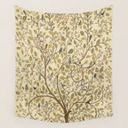 William Morris Antique Tree of Life Wall Tapestry Gallery Image 4