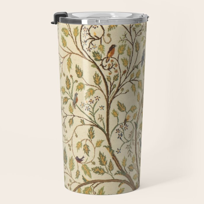 William Morris Antique Tree of Life Travel Mug Gallery Image 3