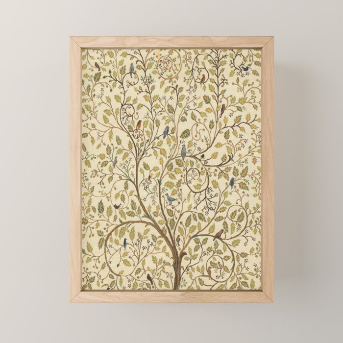 William Morris Antique Tree of Life Mini Art Print Gallery Image 1