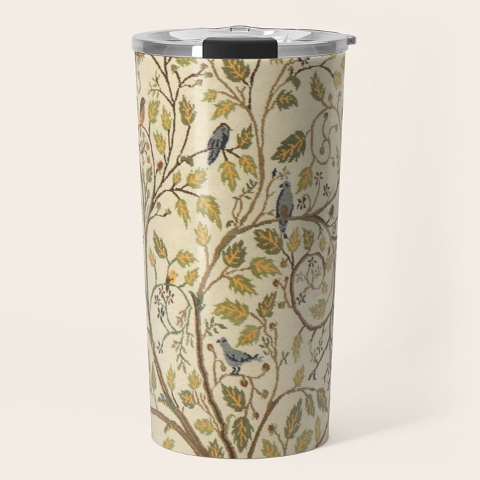 William Morris Antique Tree of Life Travel Mug Gallery Image 1