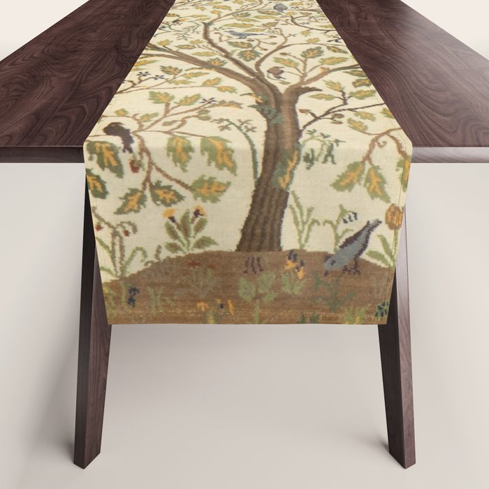 William Morris Antique Tree of Life Table Runner Gallery Image 1