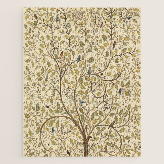 William Morris Antique Tree of Life Jigsaw Puzzle Gallery Image 1
