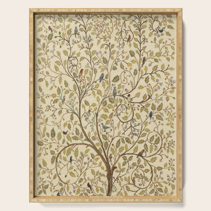 William Morris Antique Tree of Life Serving Tray Gallery Image 1