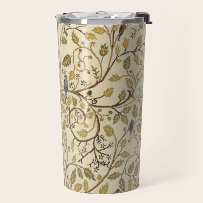 William Morris Antique Tree of Life Travel Mug Gallery Image 2
