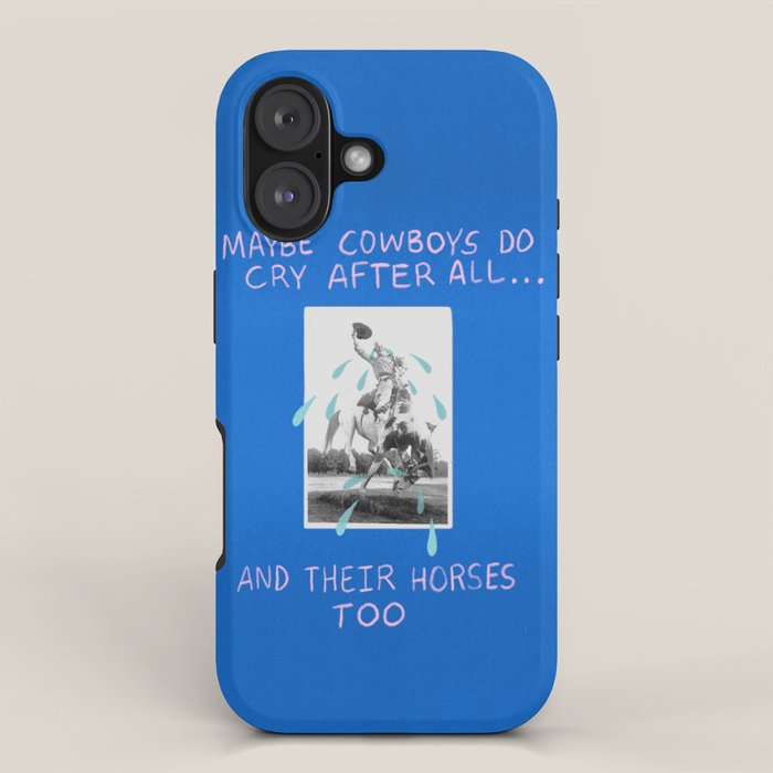 Cowboys Cry Too iPhone Case Gallery Image 1