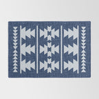 Southwestern Pattern 128 Indigo Blue Rug Gallery Image 2