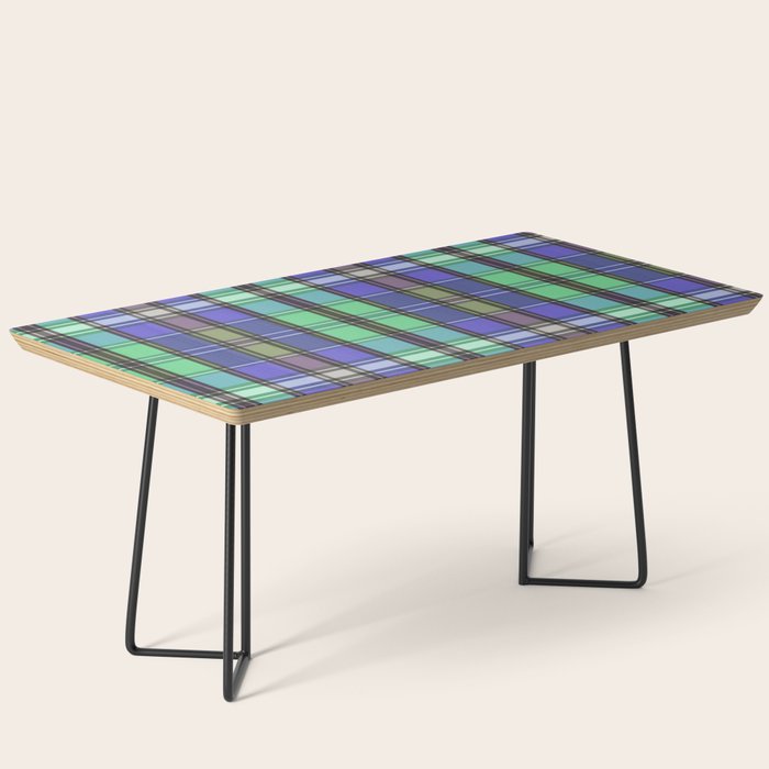 Fusion Colorful Toned Grids B Coffee Table Gallery Image 1
