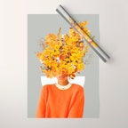 I Saw You Flower in the reflection of my Soul Wrapping Paper Gallery Image 1