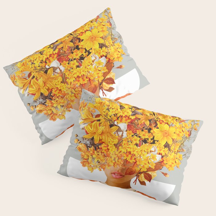 I Saw You Flower in the reflection of my Soul Pillow Sham Gallery Image 3