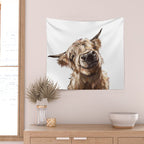 Highland Cow Wall Tapestry Gallery Image 2