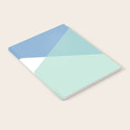 Geometrics - seafoam & blue concrete Notebook Gallery Image 2