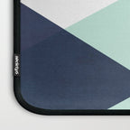 Geometrics - seafoam & blue concrete Laptop Sleeve Gallery Image 3