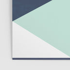 Geometrics - seafoam & blue concrete Poster Gallery Image 3