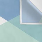 Geometrics - seafoam & blue concrete Wall Tapestry Gallery Image 3