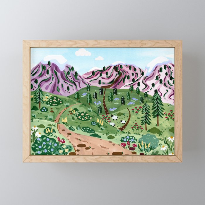 New Zealand Mini Art Print Gallery Image 1