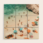 Puglia Beach Wood Wall Art Gallery Image 1