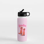 YEEE HAW Cowgirl Boots Water Bottle Gallery Image 1