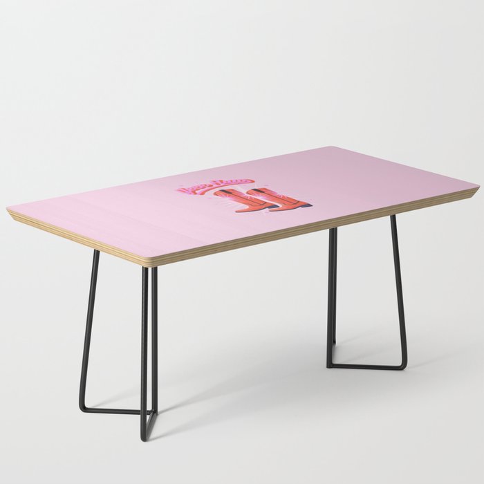 YEEE HAW Cowgirl Boots Coffee Table Gallery Image 1