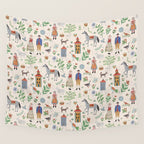Swedish Folk Art Wall Tapestry Gallery Image 4