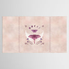 Luna and Emerald - Vintage Pink Tablecloth Gallery Image 2