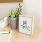 Corgi Lift Mini Art Print Gallery Image 2