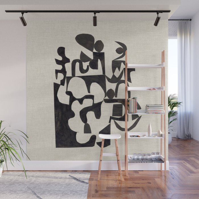 Ink Labyrinth Wall Mural Gallery Image 1