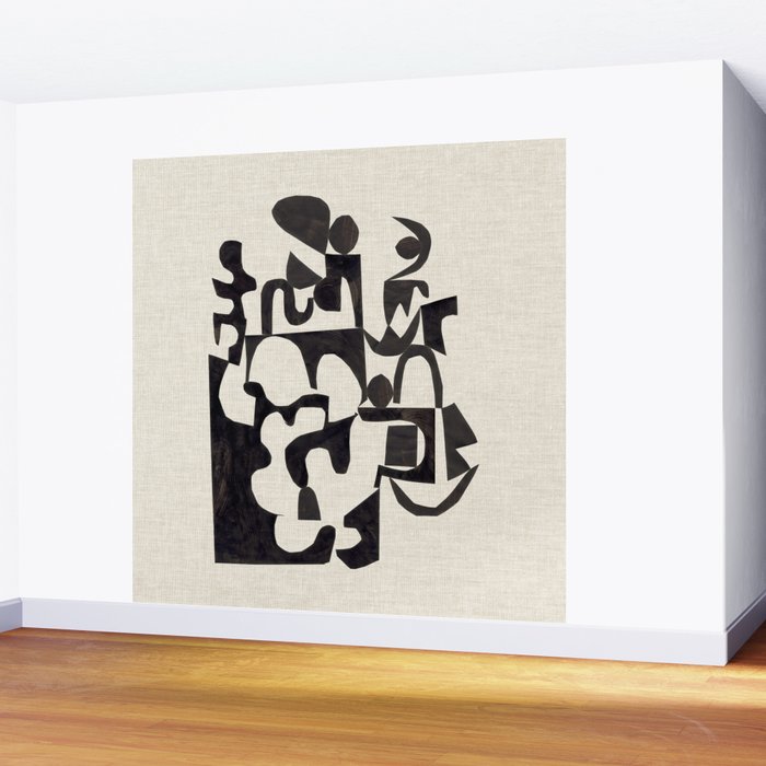 Ink Labyrinth Wall Mural Gallery Image 2