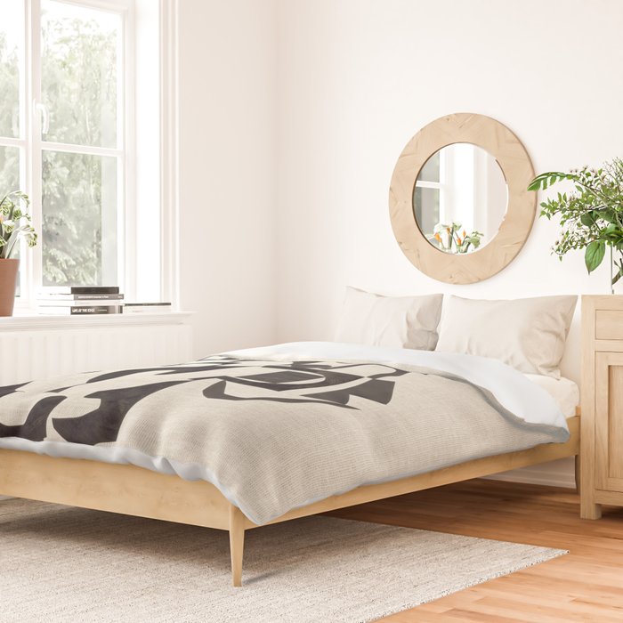 Ink Labyrinth Duvet Cover Gallery Image 2
