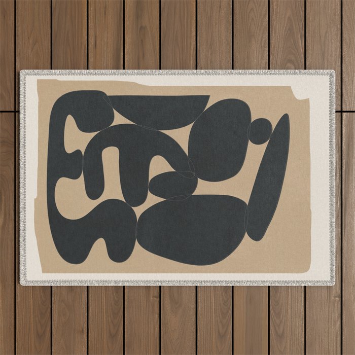 Modern Abstract Art 29 Outdoor Rug Gallery Image 1