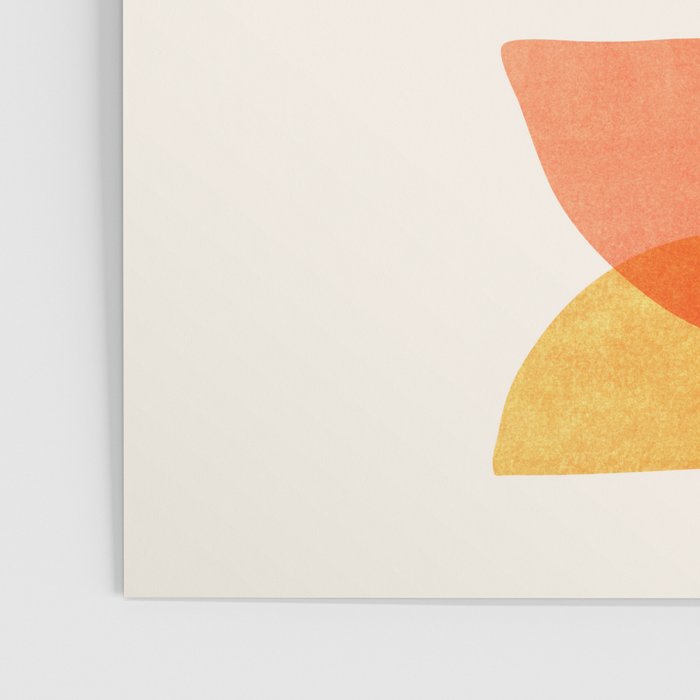 Summer Eclipse Mid Century Abstract Shapes Poster Gallery Image 3