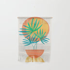 Summer Eclipse Mid Century Abstract Shapes Wall Hanging Gallery Image 1