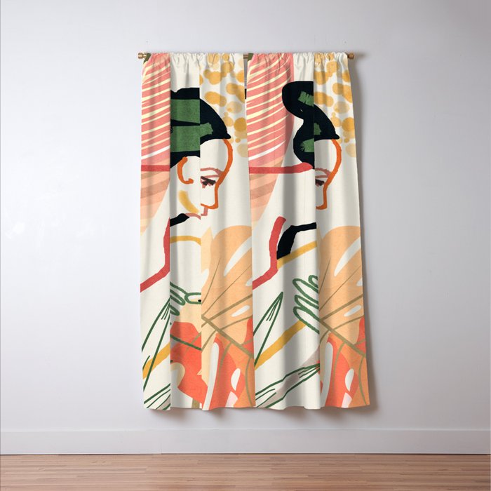Colorful Garden III Window Curtain Gallery Image 3