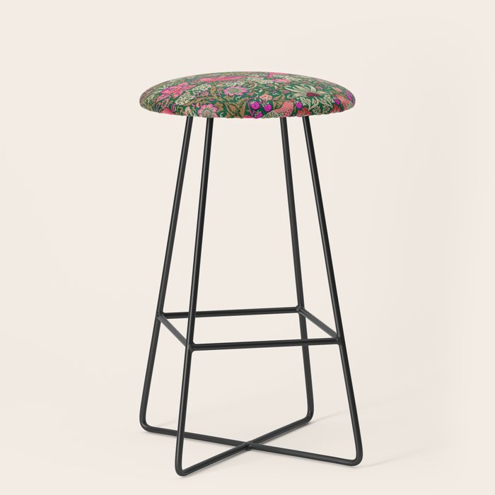 William Morris "Strawberry Thief" 7. Stool Gallery Image 1