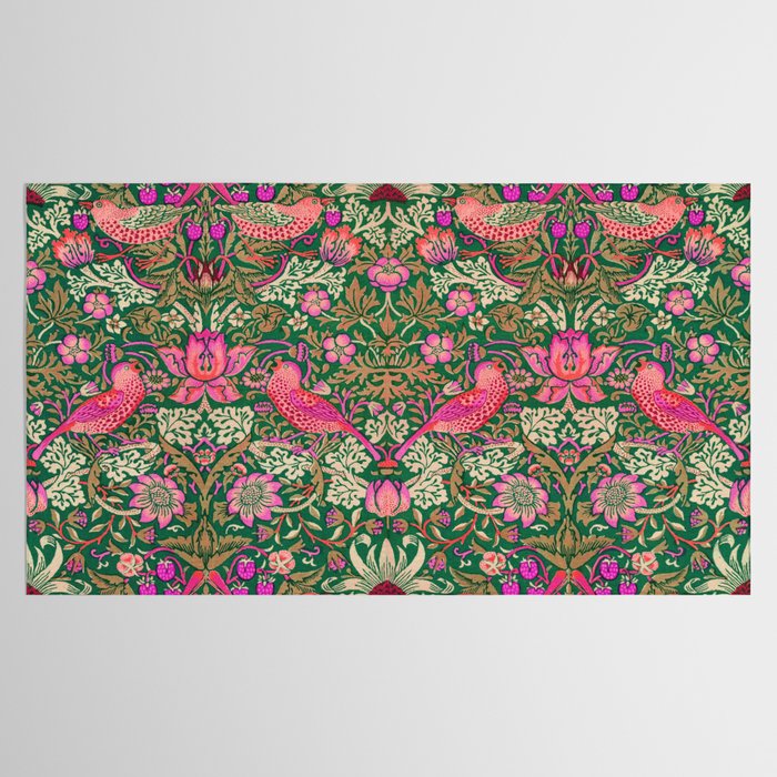 William Morris "Strawberry Thief" 7. Tablecloth Gallery Image 2