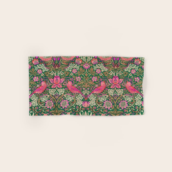 William Morris "Strawberry Thief" 7. Bath Towel Gallery Image 1