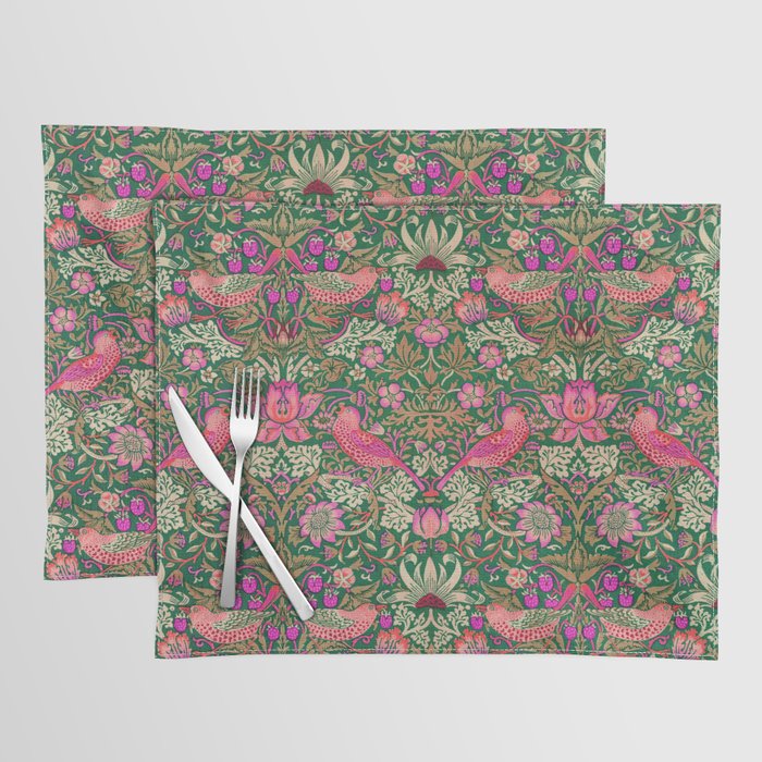 William Morris "Strawberry Thief" 7. Placemat Gallery Image 1