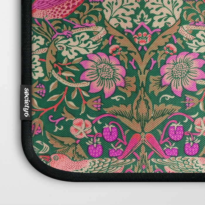 William Morris "Strawberry Thief" 7. Laptop Sleeve Gallery Image 3