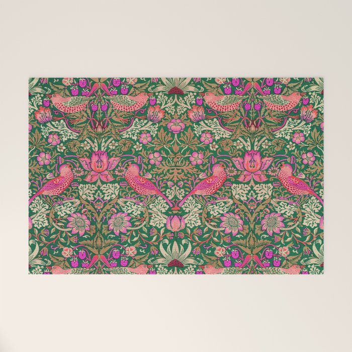 William Morris "Strawberry Thief" 7. Welcome Mat Gallery Image 1