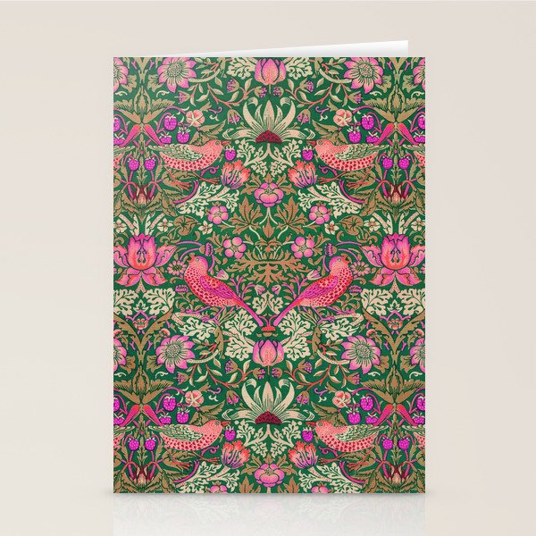 William Morris "Strawberry Thief" 7. Stationery Card Gallery Image 1