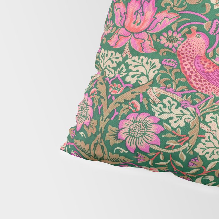William Morris "Strawberry Thief" 7. Pillow Sham Gallery Image 4