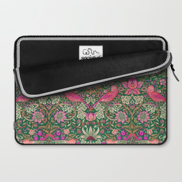 William Morris "Strawberry Thief" 7. Laptop Sleeve Gallery Image 2