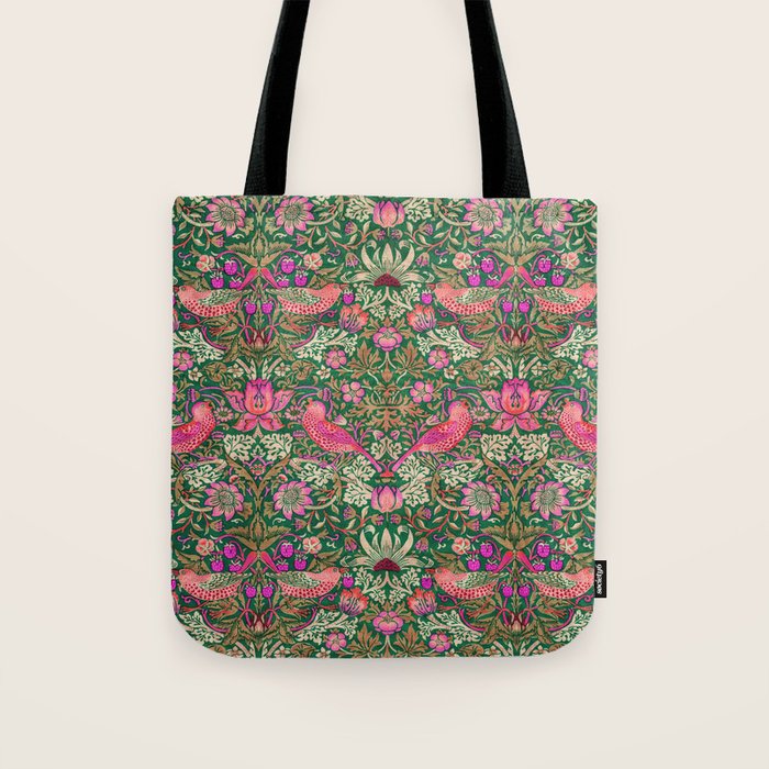 William Morris "Strawberry Thief" 7. Tote Bag Gallery Image 1